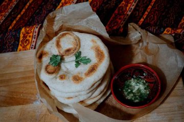 Naanbrood op de plancha